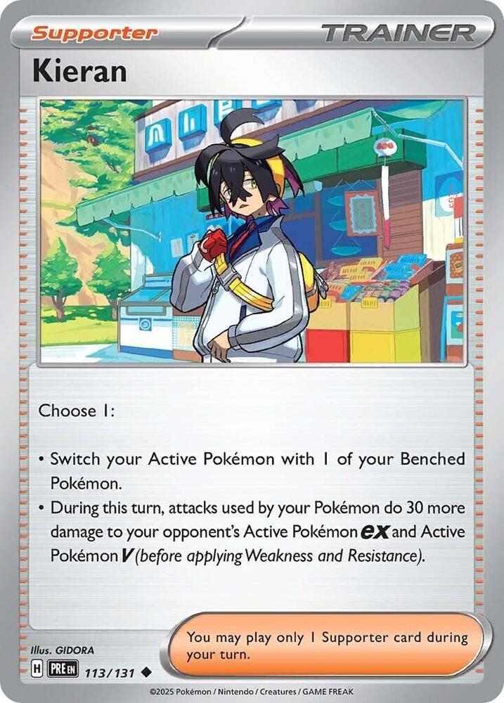 Kieran (113/131) [Scarlet & Violet: Prismatic Evolutions] | Good Games Cannington