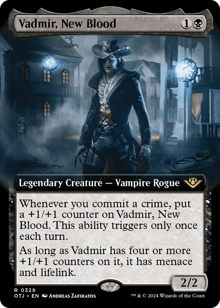 Vadmir, New Blood (Extended Art) [Outlaws of Thunder Junction] | Good Games Cannington