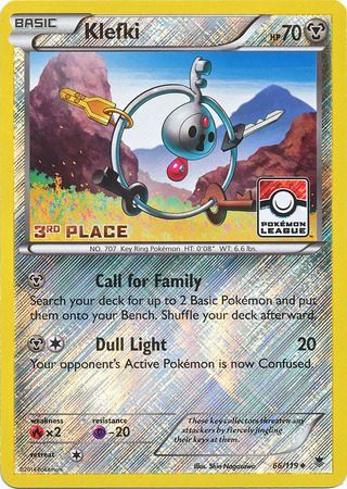 Klefki (66/119) (League Promo 3rd Place) [XY: Phantom Forces] | Good Games Cannington
