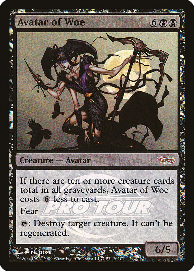 Avatar of Woe (Pro Tour) [Pro Tour Promos] | Good Games Cannington
