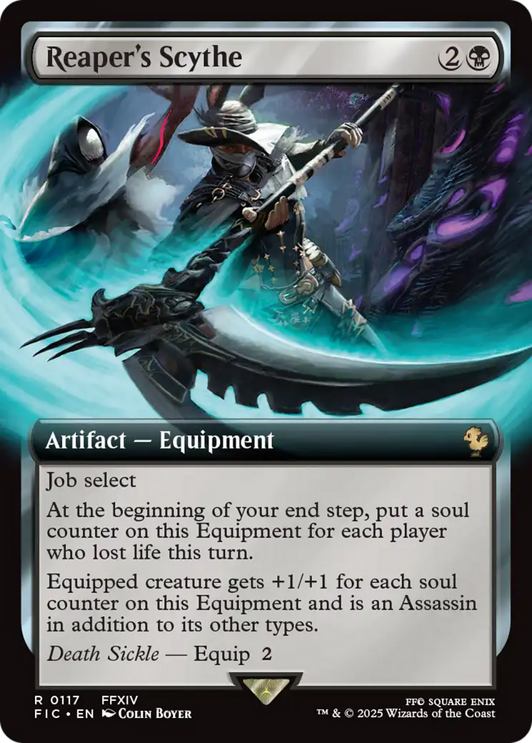 Reaper's Scythe (Extended Art) [FINAL FANTASY Commander] | Good Games Cannington