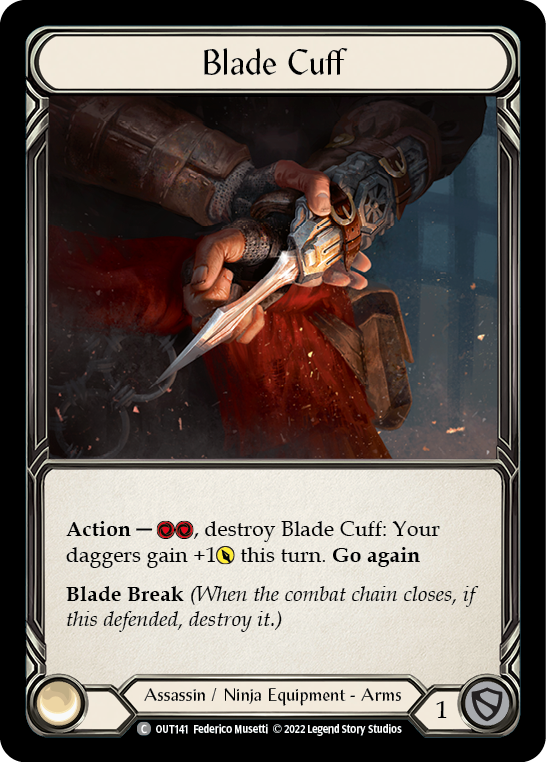 Blade Cuff [OUT141] (Outsiders)  Cold Foil | Good Games Cannington