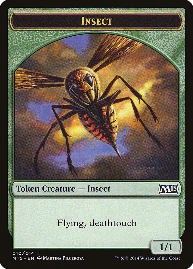 Insect Token [Magic 2015 Tokens] | Good Games Cannington