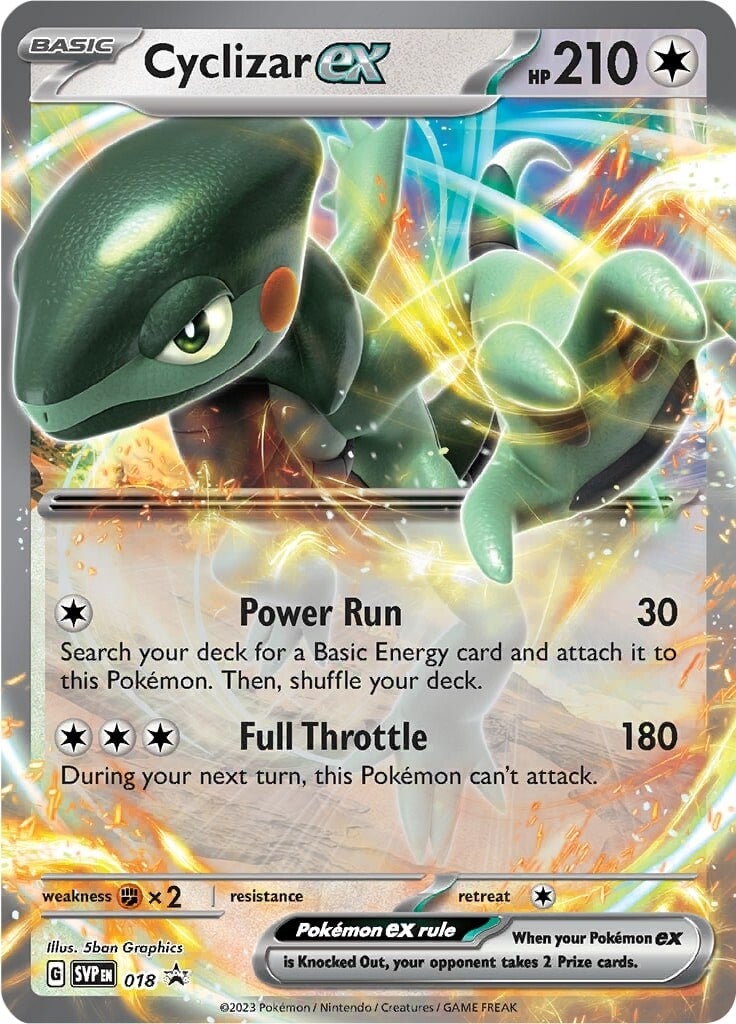 Cyclizar ex (018) [Scarlet & Violet: Black Star Promos] | Good Games Cannington