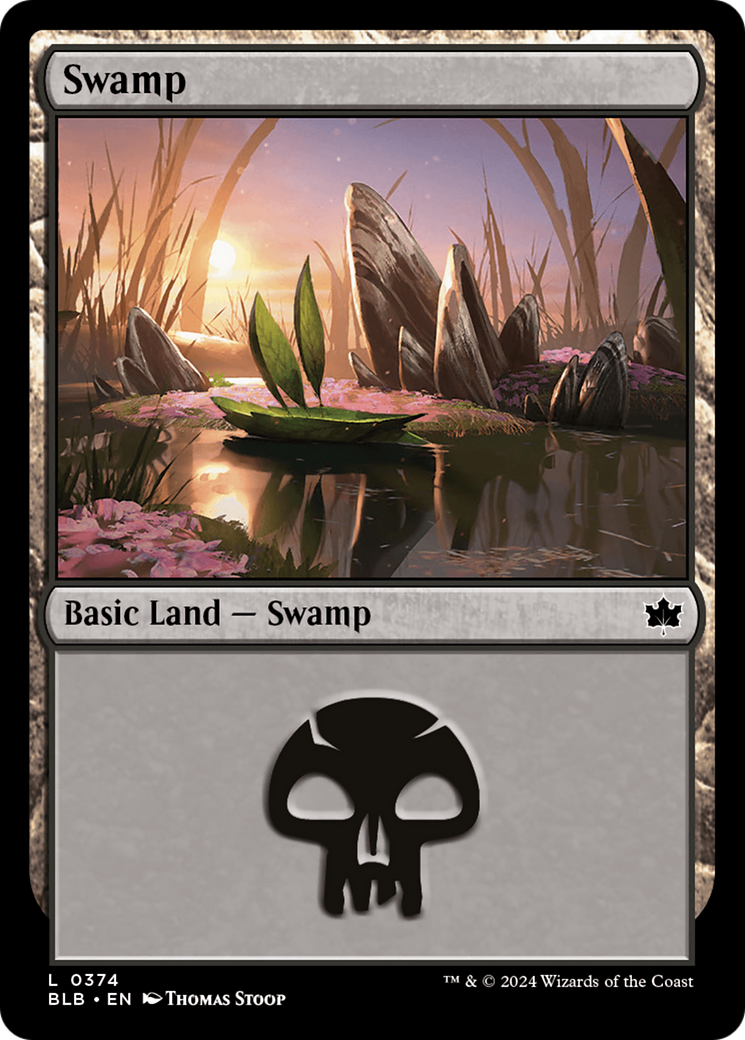 Swamp (0374) [Bloomburrow] | Good Games Cannington
