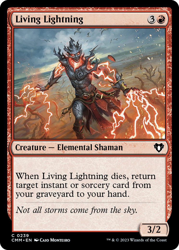 Living Lightning [Commander Masters] | Good Games Cannington