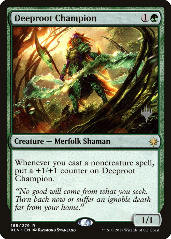 Deeproot Champion (Promo Pack) [Ixalan Promos] | Good Games Cannington
