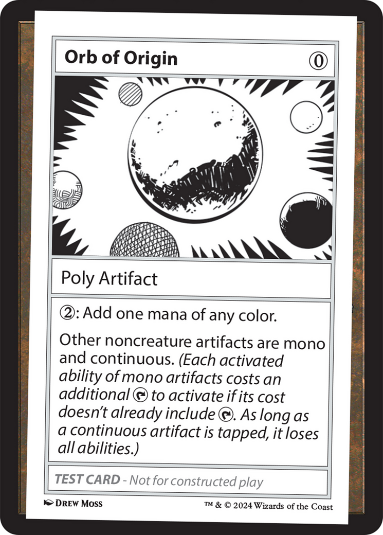 Orb of Origin [Mystery Booster 2 Playtest Cards] | Good Games Cannington