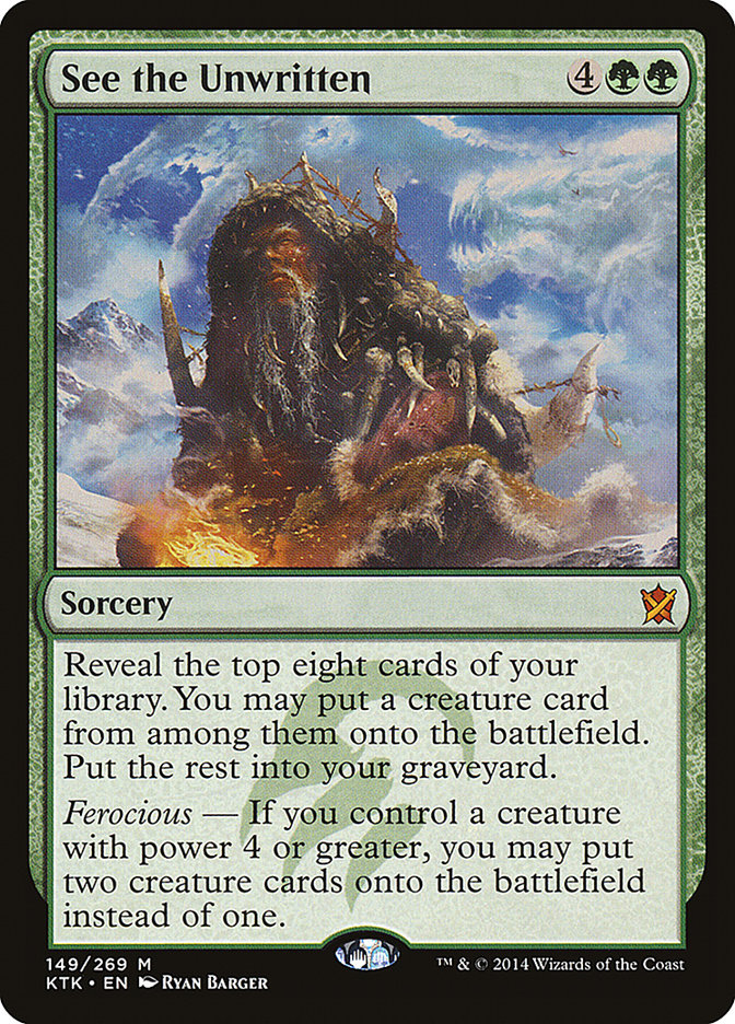 See the Unwritten 149 (Khans of Tarkir)  | Good Games Cannington