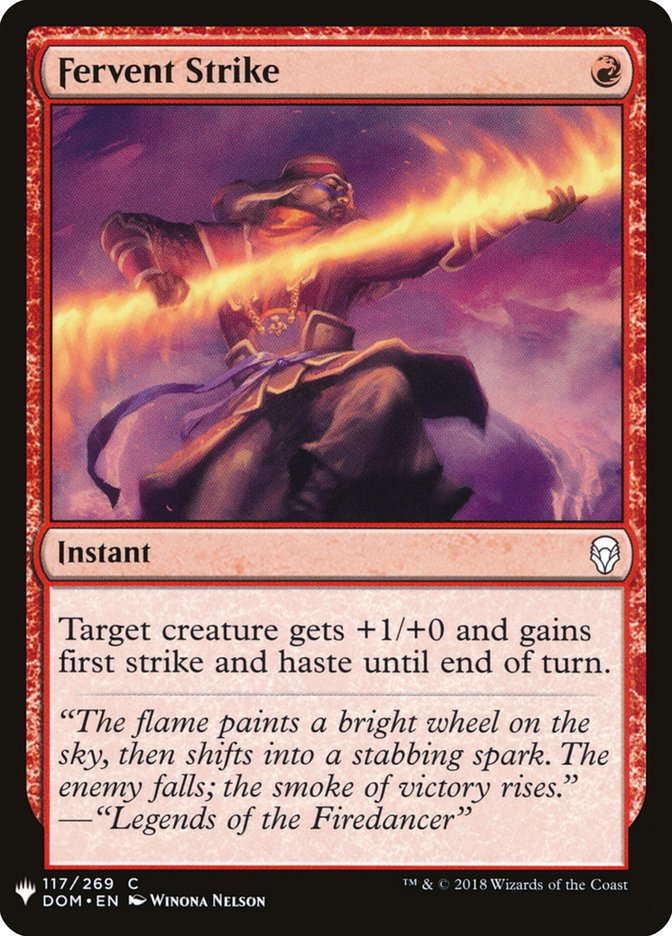 Fervent Strike [Mystery Booster] | Good Games Cannington