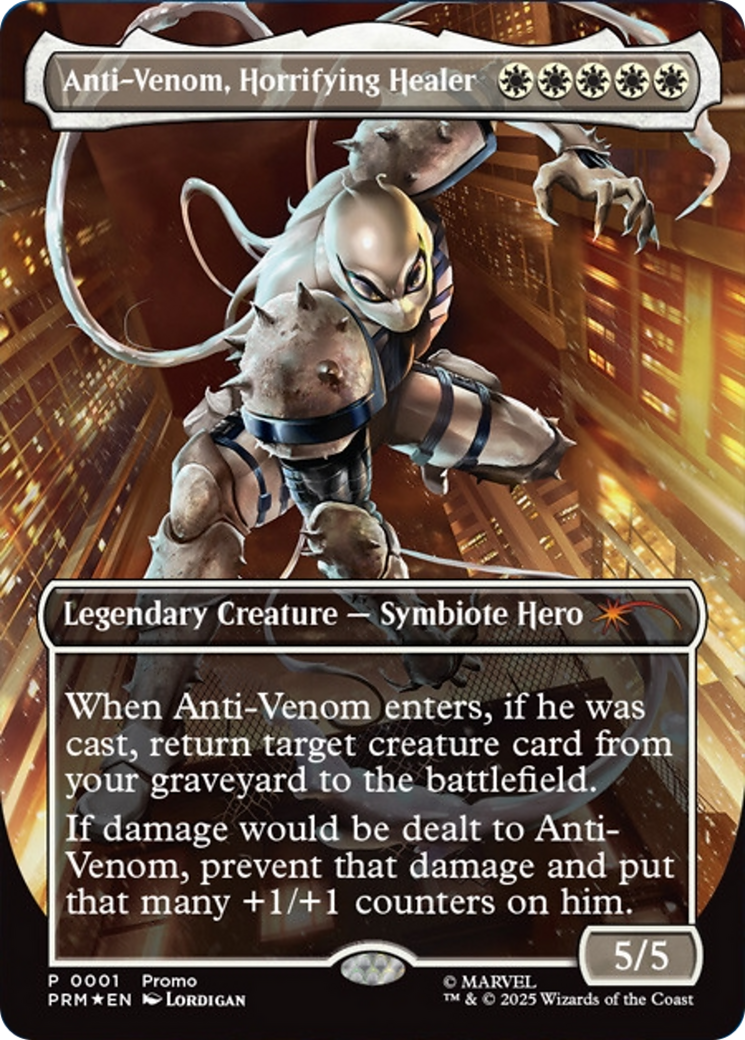 Anti-Venom, Horrifying Healer (Borderless) [Media Promos] | Good Games Cannington