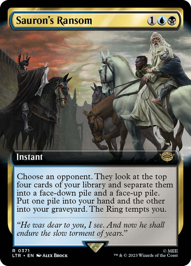 Sauron's Ransom (Extended Art) [The Lord of the Rings: Tales of Middle-Earth] | Good Games Cannington