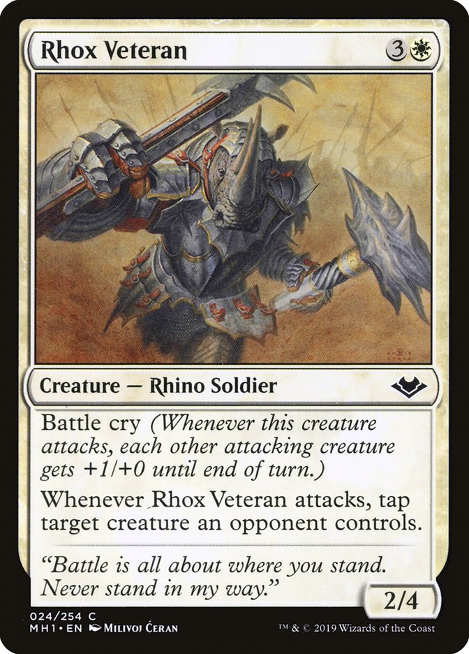 Rhox Veteran [Modern Horizons] | Good Games Cannington
