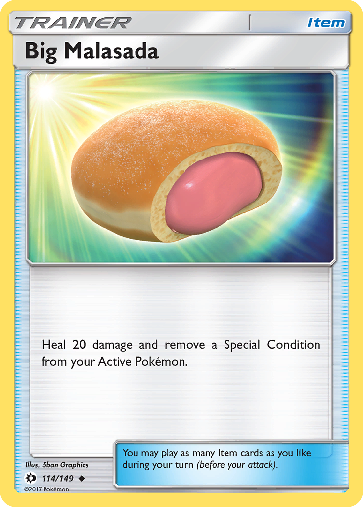 Big Malasada (114/149) [Sun & Moon: Base Set] | Good Games Cannington