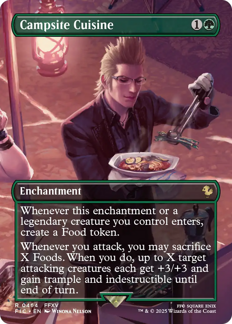 Campsite Cuisine (Borderless) [FINAL FANTASY Commander] | Good Games Cannington