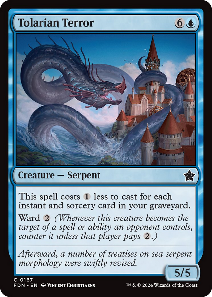 Tolarian Terror [Foundations] | Good Games Cannington