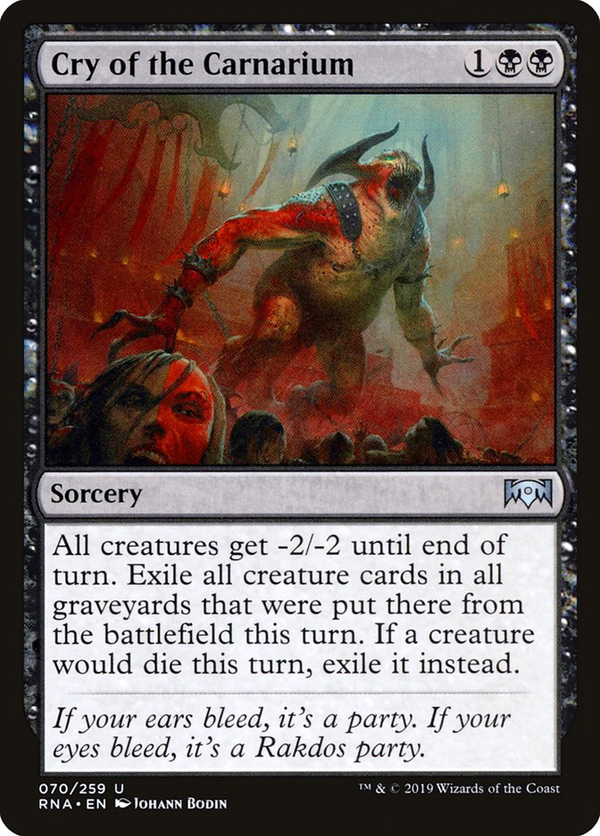 Cry of the Carnarium 70/259 (Ravnica Allegiance)  | Good Games Cannington
