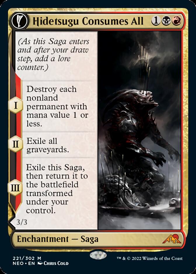 Hidetsugu Consumes All // Vessel of the All-Consuming [Kamigawa: Neon Dynasty] | Good Games Cannington