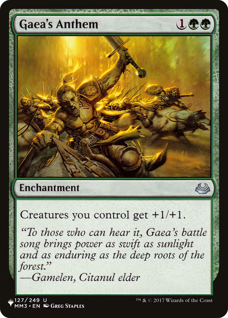 Gaea's Anthem (MM3) [The List] | Good Games Cannington