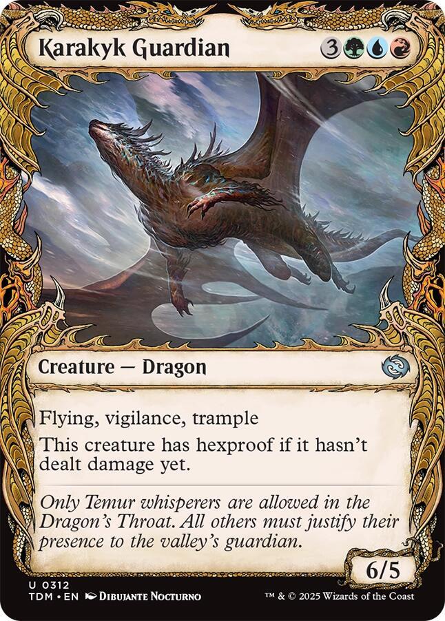 Karakyk Guardian Showcase 312 (Tarkir: Dragonstorm)  - Foil | Good Games Cannington