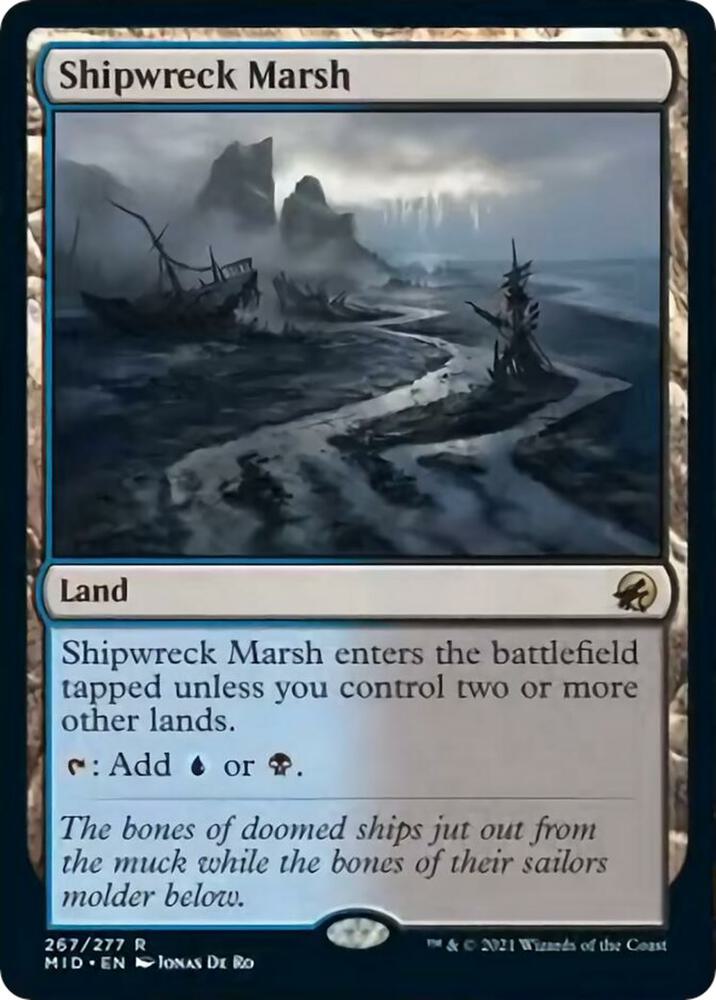 Shipwreck Marsh 267/277 (Innistrad: Midnight Hunt)  | Good Games Cannington