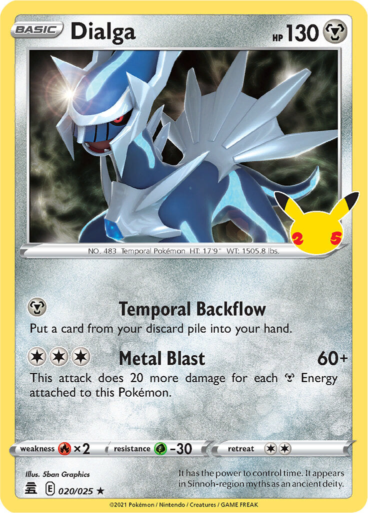 Dialga (020/025) [Celebrations: 25th Anniversary] | Good Games Cannington