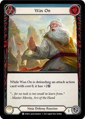 Wax On (Blue) [EVR052] (Everfest)  1st Edition Rainbow Foil | Good Games Cannington