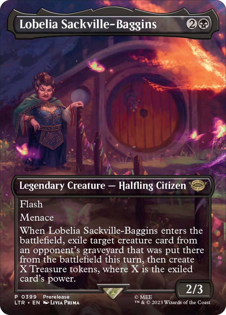 Lobelia Sackville-Baggins (Borderless Alternate Art) [The Lord of the Rings: Tales of Middle-Earth] | Good Games Cannington