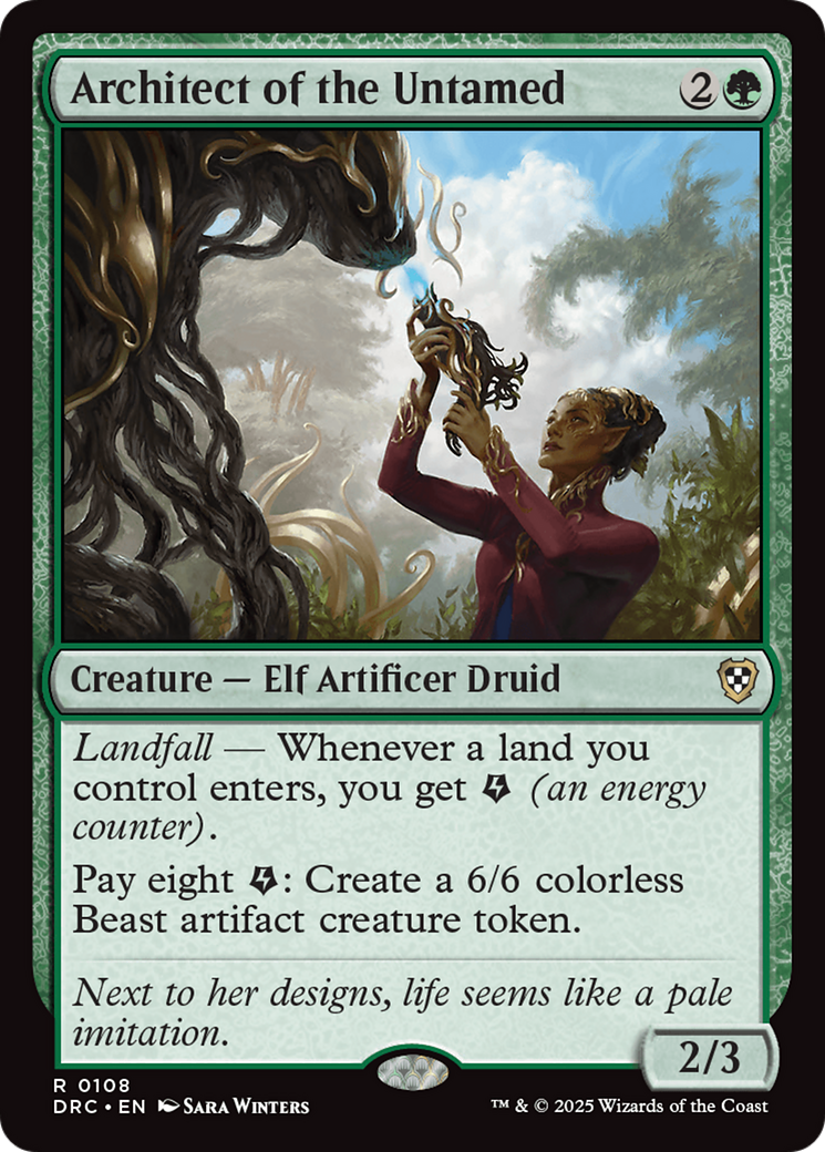 Architect of the Untamed [Aetherdrift Commander] | Good Games Cannington