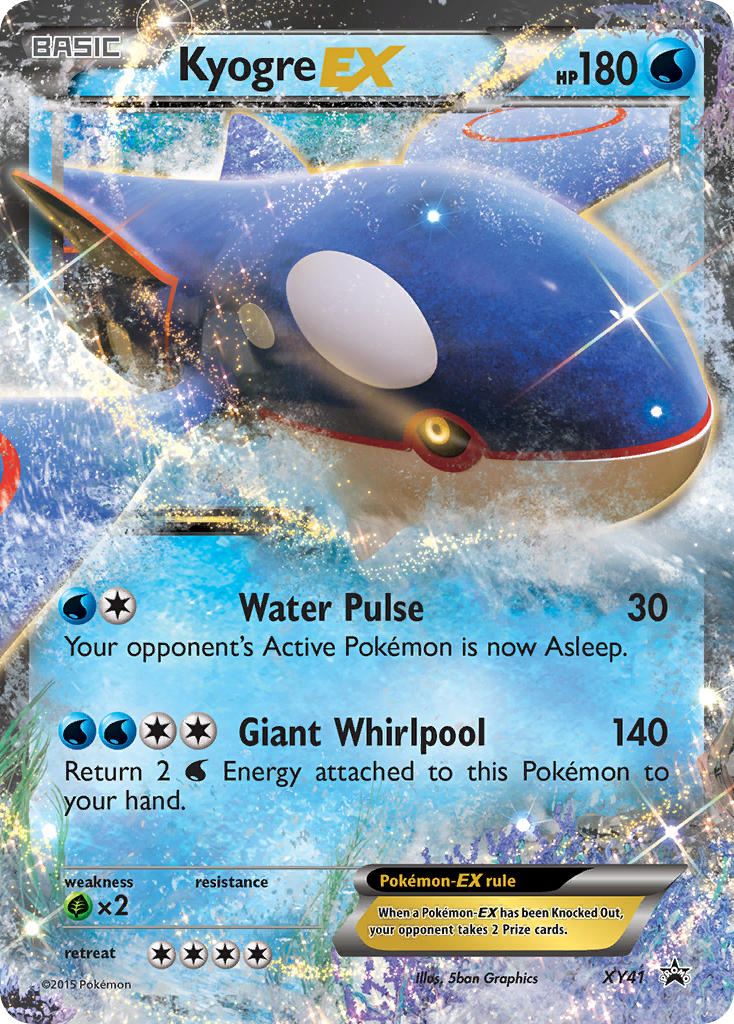 Kyogre EX (XY41) [XY: Black Star Promos] | Good Games Cannington