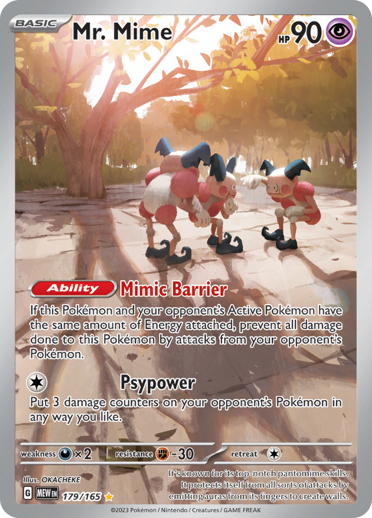 Mr. Mime (179/165) [Scarlet & Violet 151] | Good Games Cannington