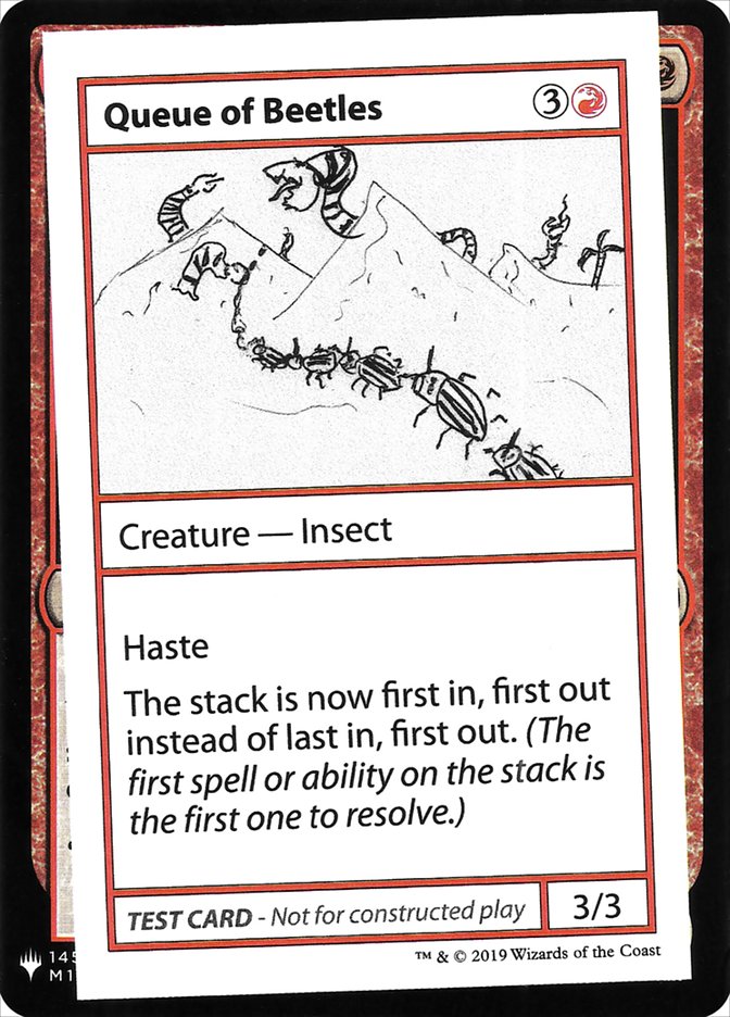 Queue of Beetles [Mystery Booster Playtest Cards] | Good Games Cannington