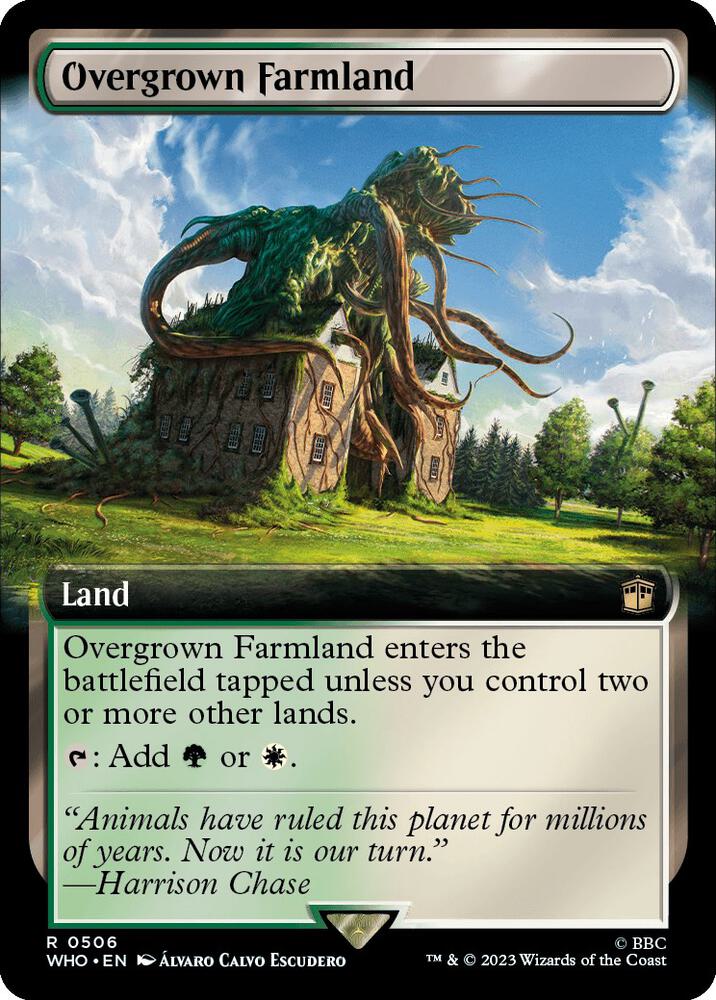 Overgrown Farmland 506/331 (Universes Beyond: Doctor Who)  - Extended Art | Good Games Cannington
