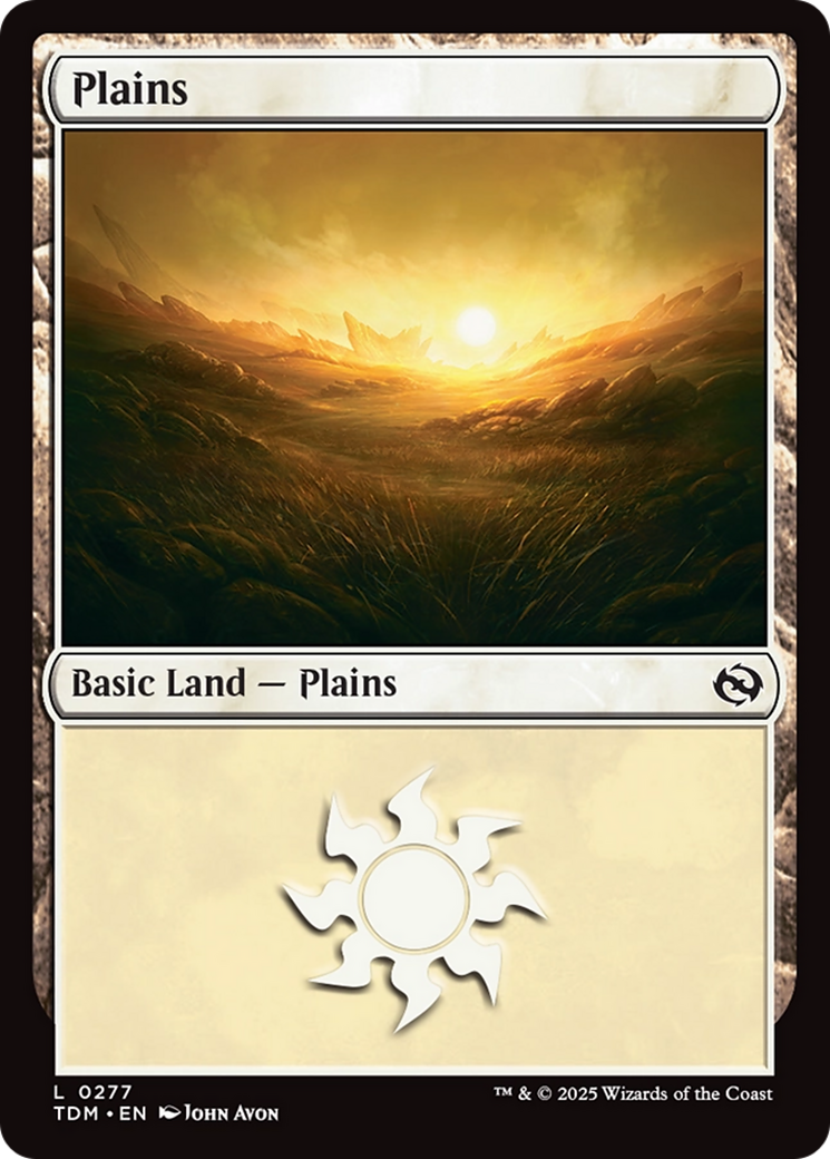Plains (0277) [Tarkir: Dragonstorm] | Good Games Cannington