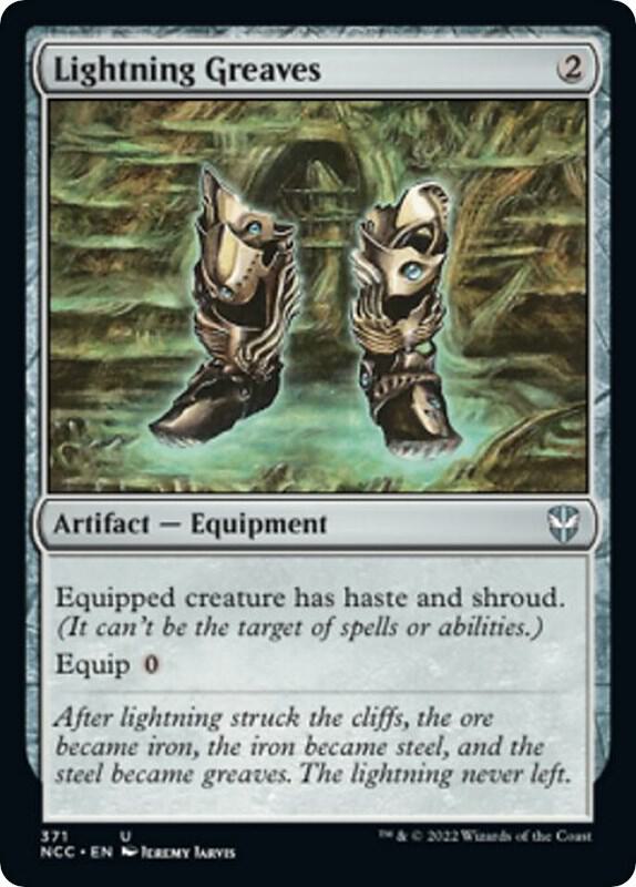 Lightning Greaves 371 (Commander: Streets of New Capenna)  | Good Games Cannington