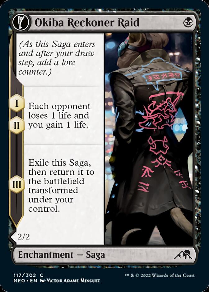 Okiba Reckoner Raid // Nezumi Road Captain [Kamigawa: Neon Dynasty] | Good Games Cannington
