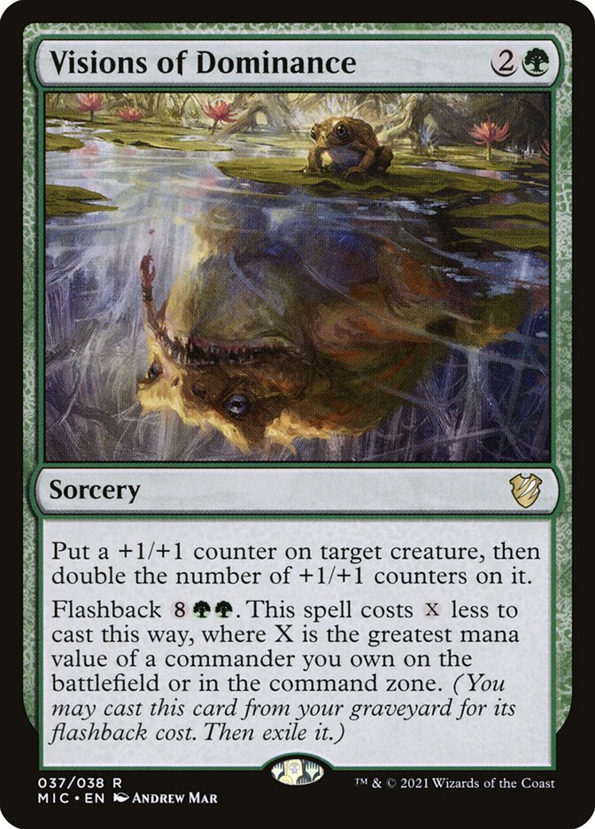 Visions of Dominance 37/38 (Commander: Innistrad: Midnight Hunt)  | Good Games Cannington