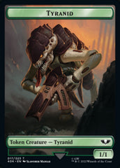 Tyranid (017) // Tyranid (018) Double-Sided Token (Surge Foil) [Warhammer 40,000 Tokens] | Good Games Cannington