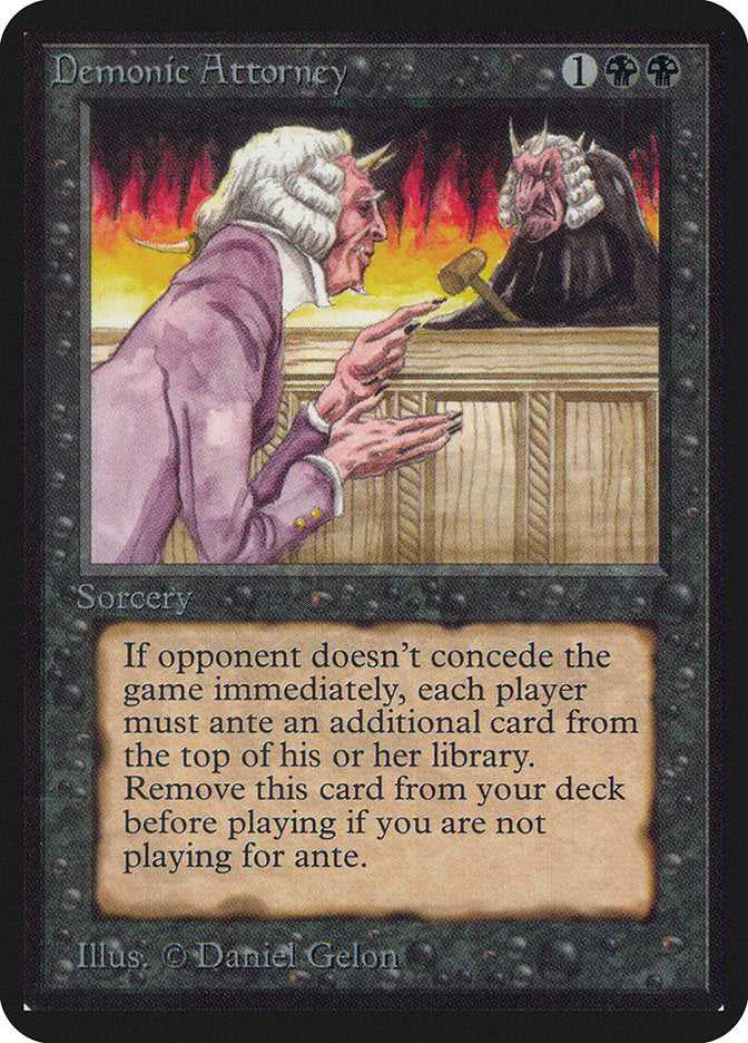 Demonic Attorney [Alpha Edition] | Good Games Cannington