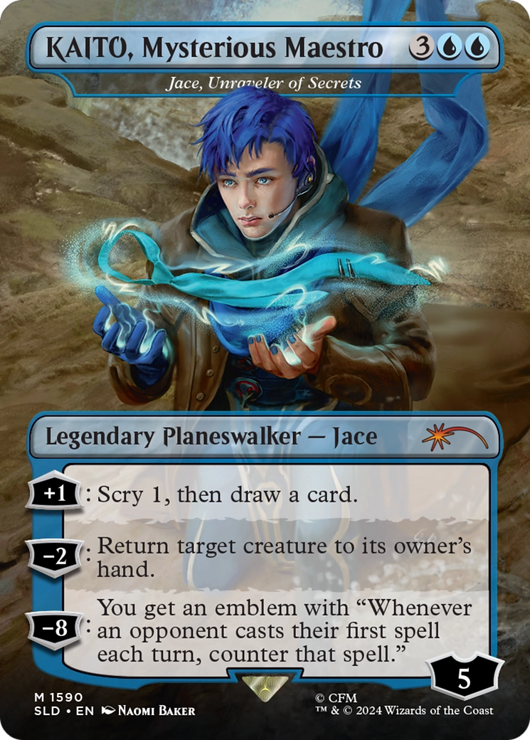 KAITO, Mysterious Maestro - Jace, Unraveler of Secrets [Secret Lair Drop Series] | Good Games Cannington