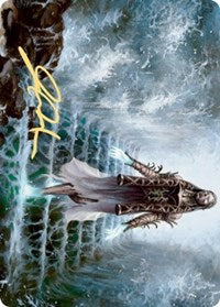 Karfell Harbinger Art Card (Gold-Stamped Signature) [Kaldheim Art Series] | Good Games Cannington