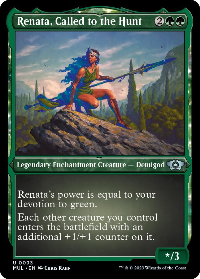 Renata, Called to the Hunt 93 (March of the Machine: Multiverse Legends)  - Etched Foil | Good Games Cannington