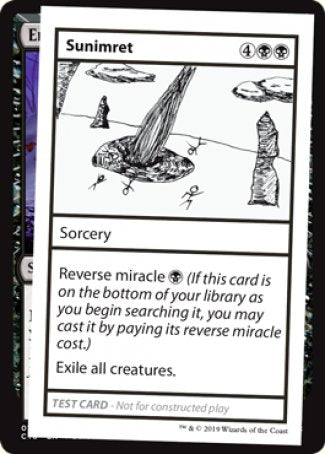 Sunimret (2021 Edition) [Mystery Booster Playtest Cards] | Good Games Cannington