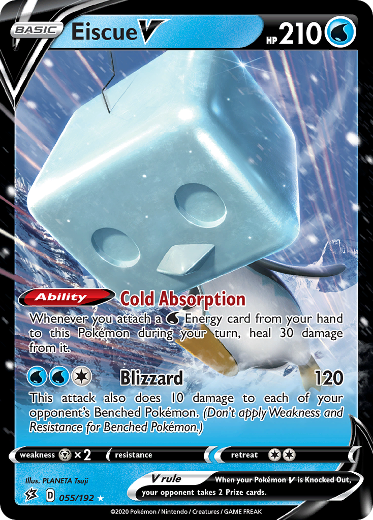 Eiscue V (055/192) [Sword & Shield: Rebel Clash] | Good Games Cannington