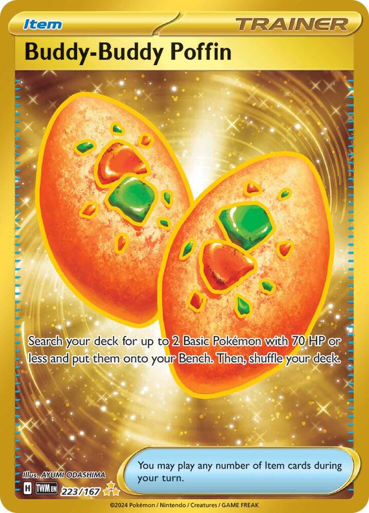 Buddy Buddy Poffin 223/167 (SV06: Twilight Masquerade)  - Holofoil | Good Games Cannington