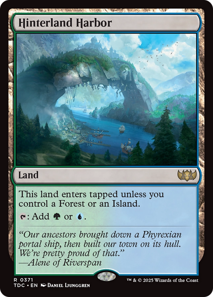 Hinterland Harbor [Tarkir: Dragonstorm Commander] | Good Games Cannington