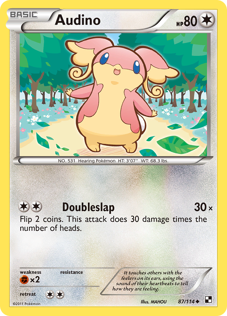 Audino (87/114) [Black & White: Base Set] | Good Games Cannington