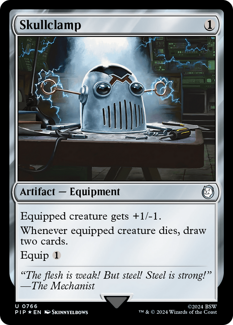 Skullclamp (Surge Foil) [Fallout] | Good Games Cannington