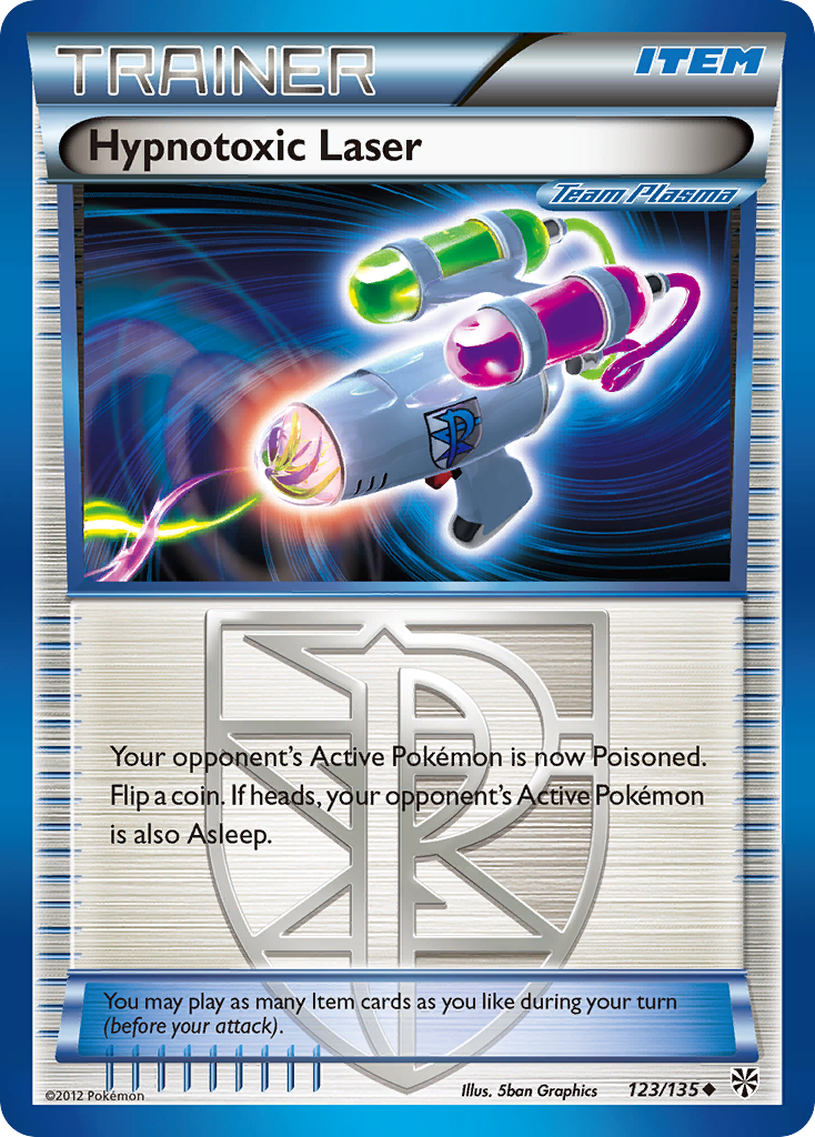 Hypnotoxic Laser (123/135) [Black & White: Plasma Storm] | Good Games Cannington