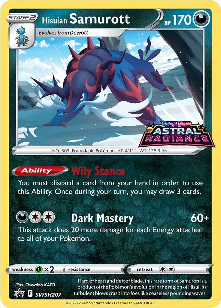 Hisuian Samurott (SWSH207) [Sword & Shield: Black Star Promos] | Good Games Cannington